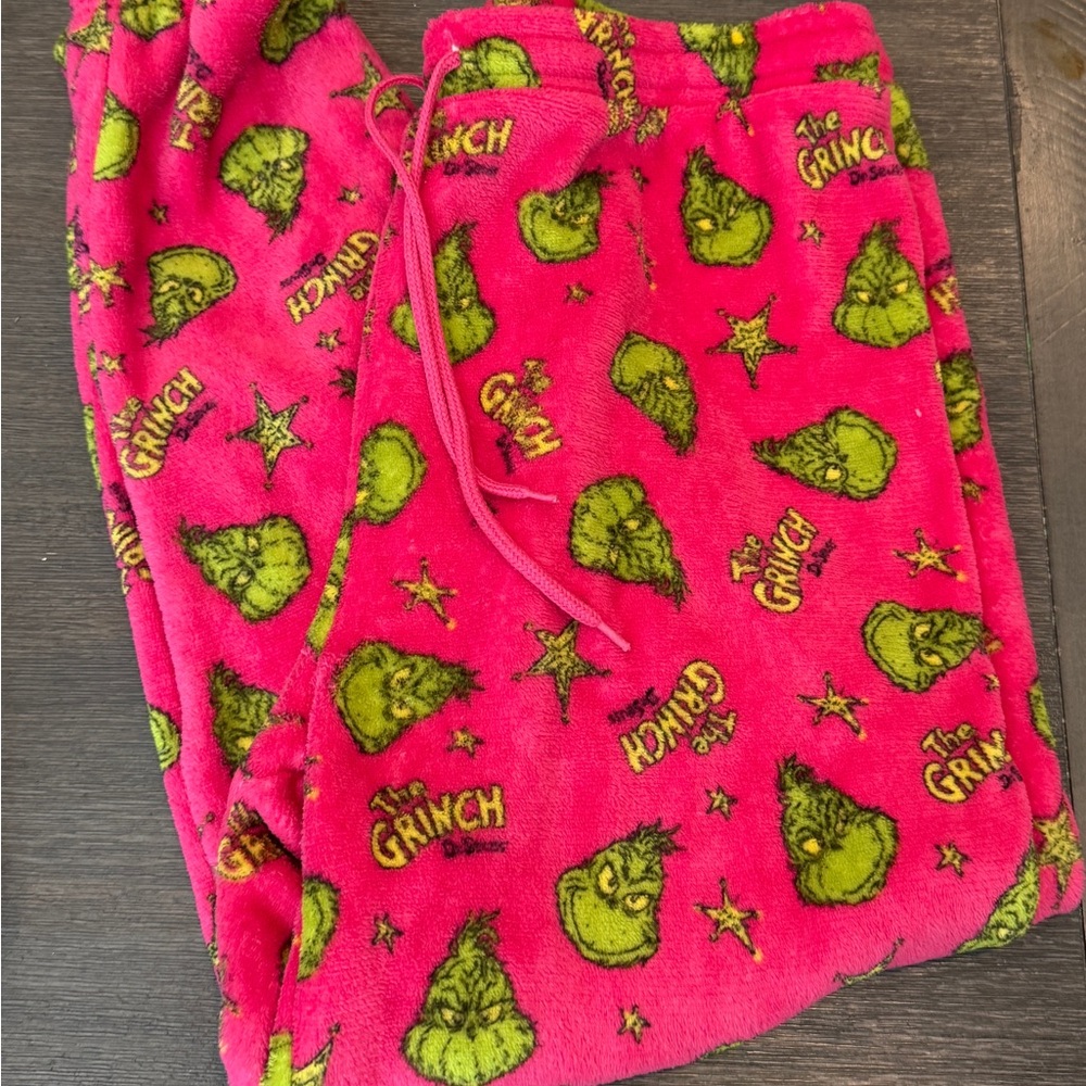 The Grinch‎ Pink Fleece Pajama Pants